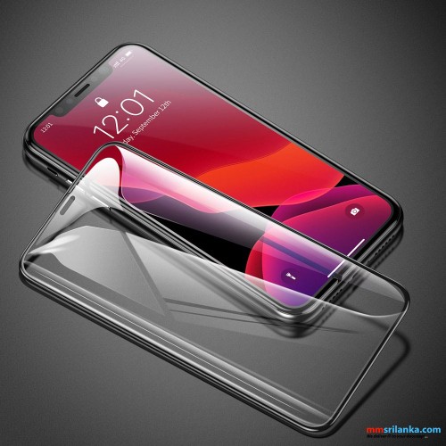 Baseus Set of 2x Full Screen glass with 0.3mm frame 9H iPhone 11Pro/iPhone XS/iPhone X+Black Positioner 